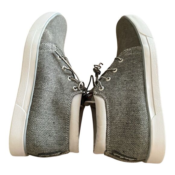 Eddie Bauer Rivet Chukka Shoes Mens Sz 11.5 Chrome Gray Ankle Lace Up Sneaker